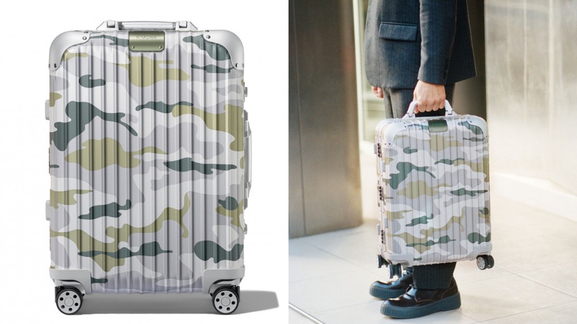 rimowa「cabin camouflage 迷彩行李箱」:绿色迷彩,nt 48,600