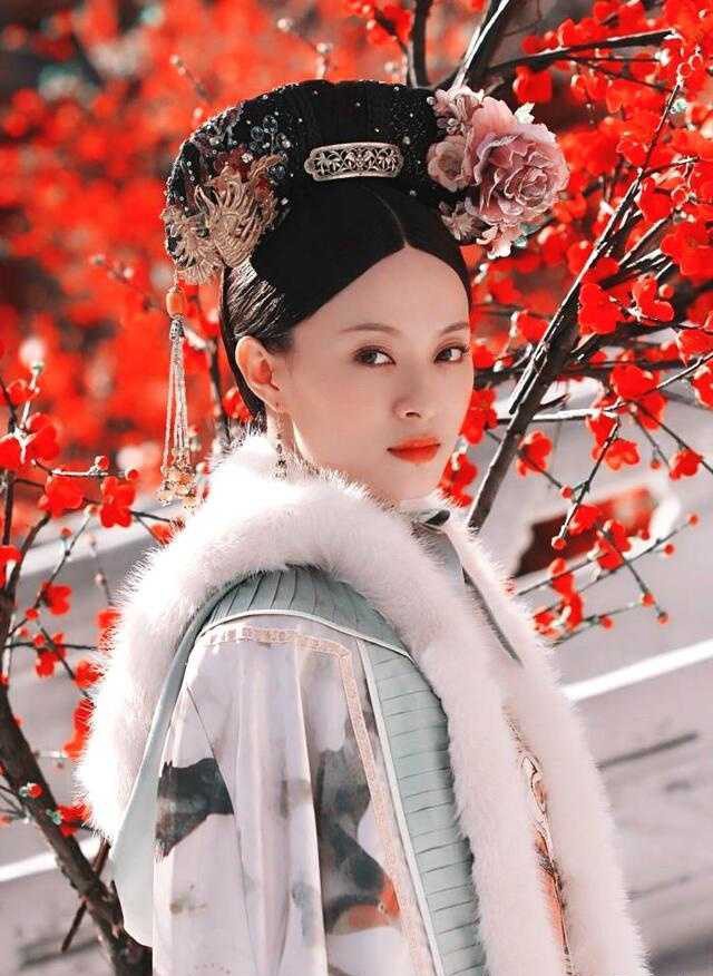 古装剧后宫娘娘斗篷造型2:孙俪 饰演《甄嬛传》甄嬛