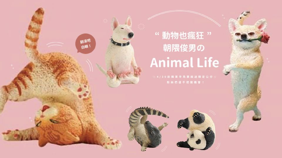 動物也瘋狂朝隈俊男のanimal Life 登陸台灣 超過30隻等身大型公仔療癒又好拍 Beauty美人圈