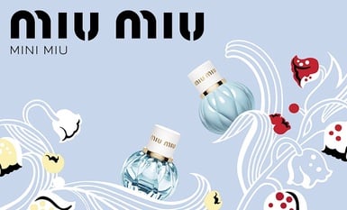 迷你miu miu來了！ 淡香精 X 春日花園淡香精，兩種味道一次滿足！ 