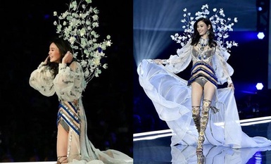 中國超模奚夢瑤走秀跌倒！5位女星失誤「敬業反應」整理