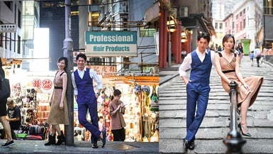 吳慷仁、姚以緹盛裝宣傳電影《引爆點》，被粉絲誤認在拍婚紗照？！