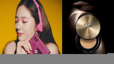 Clio黑蓋氣墊粉餅推出升級版！與復古卡帶造型14色眼影盤一同登台