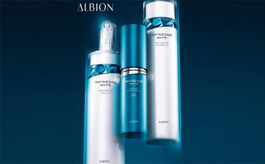 ALBION 全方位對抗初老型暗沉問題的美白保養！