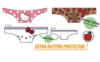 內褲型的裝飾品與 HELLO KITTY 推出新商品嚕！
