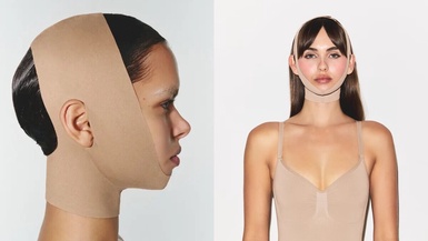 金卡戴珊推新品SKIMS 「束臉袋」：主打加壓塑形、改善浮腫，網讚神物也有人喊怕！