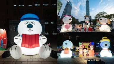 2025台北史努比展覽必拍!6米高Snoopy巨型氣偶現身市府,時間地點、免費打卡攻略