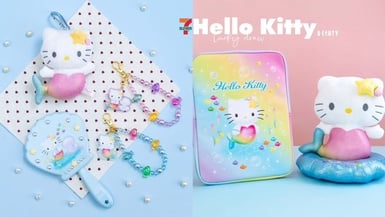 7-11Ｘ三麗鷗「Hello Kitty彩虹美人魚」抽抽樂！KITTY娃娃、串珠吊飾，最後一抽必收