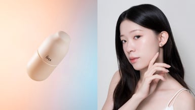 肌膚缺水、底妝不服貼？IPSA最強養膚粉底液「玻光小奶瓶」30秒打造玻璃水光肌越擦越亮