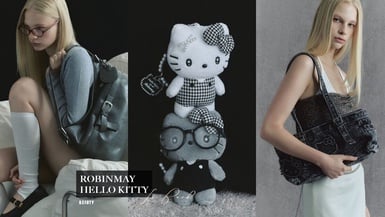 ROBINMAYxHELLO KITTY 聯名又來了!千鳥格、牛仔包太可愛,6款必買+滿額贈一次看