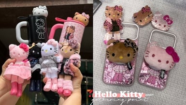 7-11三麗鷗「長腿KITTY」集點! 15cm絨毛吊飾、刺繡購物袋組、壓克力髮夾等50款一次看