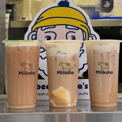 迷客夏Ｘbeard papa’s「香草雲朵季」新登場：夏日卡士達紅茶、娜杯紅茶拿鐵泡芙必吃