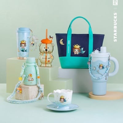 買一送一！星巴克ＸPOP MART「MOLLY」聯名系列新登場，再推限定「草莓布蕾星冰樂」