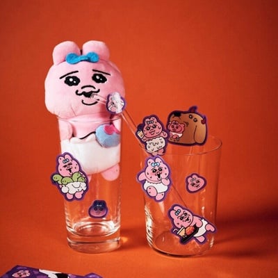 鶴茶樓Ｘ褲褲兔新登場！鬼月限定聯名杯&珍奶周邊、貼紙免費送，還有中原節加碼優惠