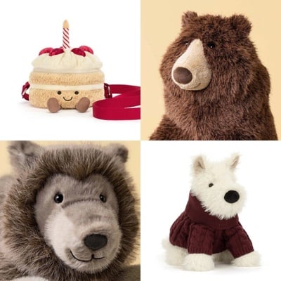 2026 Jellycat 官網又釋出新品！大棕熊、生日蛋糕小包光看就讓人想打包帶回家