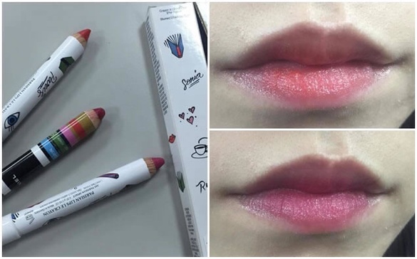 LANCÔME花瓣漸層唇蠟筆試色！居然連唇彩都有霧X亮面雙設計！
