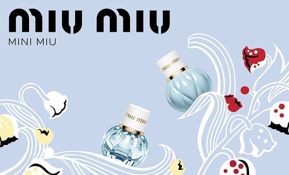 迷你miu miu來了！ 淡香精 X 春日花園淡香精，兩種味道一次滿足！ 