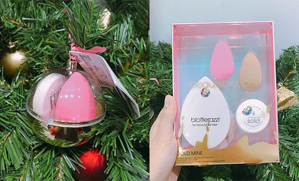 beautyblender聖誕彩妝球太萌了！拜託~交換禮物讓我收到這個吧