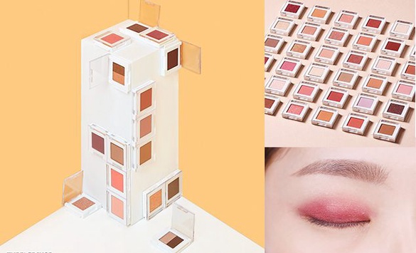 THE FACE SHOP方塊積木眼影80色登場！不僅顯色還超好玩