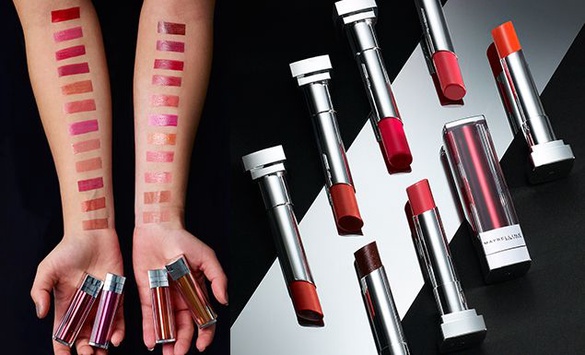 Maybelline「琉璃誘光精油唇膏」打造水感美唇，讓人忍不住想親下去！