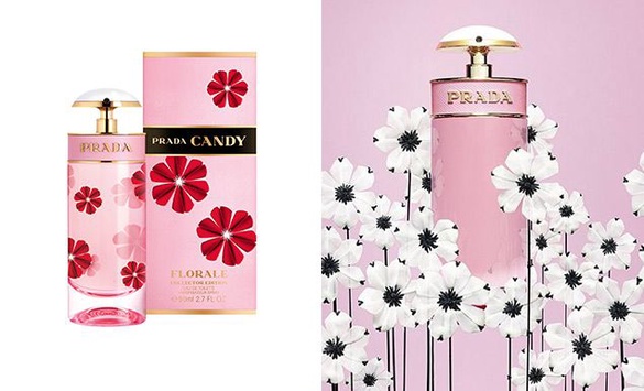 Prada Candy 淡香水2018新年限定包裝，花朵圖騰美到要再囤貨～