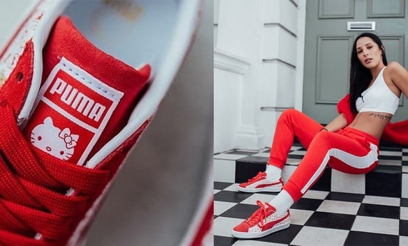 PUMA X HELLO KITTY超萌聯名！共同推出PUMA x Hello Kitty Suede Classic可愛鞋款