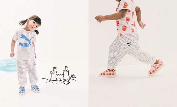 PUMA X tinycottns 超萌度假風聯名3／22上市！小朋友的衣服就是這麼可愛～