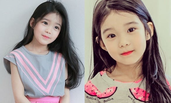 神美似IU！網路爆紅兒童模特兒金圭莉，相似度百分百根本10歲縮小版IU！