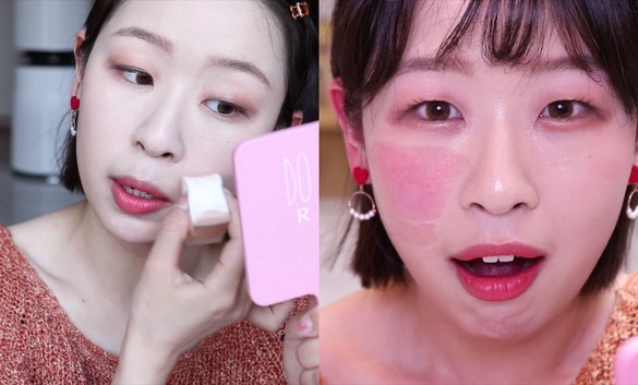 韓國Youtuber實測「洪真英底妝」！當場開喝，超完整還原神級高遮瑕底妝術！