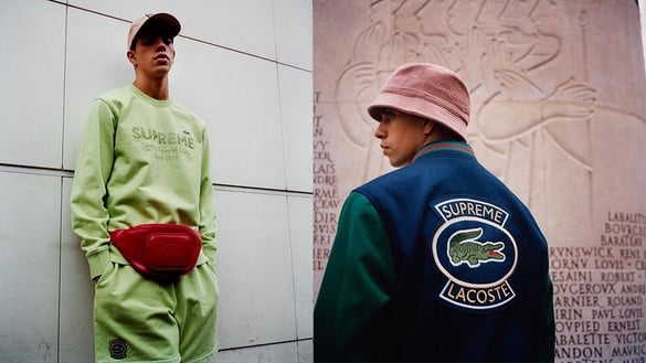Lacoste X Supreme 二度聯名！潮女都知道，用男性單品搭出中性運動風！
