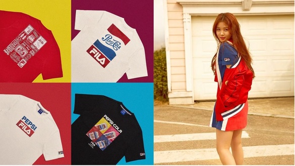 FILA和Pepsi百事可樂復古聯名又來囉～春夏款T-shirt清爽無極限！