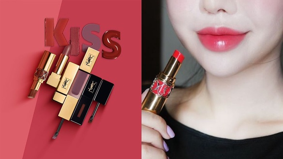 不挑膚色超顯白！YSL《激吻系列》唇膏、唇露全新8色 6/2限量登場！