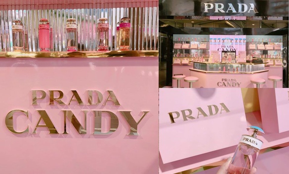 PRADA CANDY BAR粉色香氛快閃店來了！微甜清爽香味超迷人，消費還有皮革標客製服務
