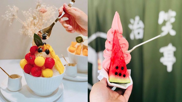 夏日水果冰品清涼大推薦，冰店各出奇招，新鮮水果搭上刨冰超好拍，一上桌先打卡再說