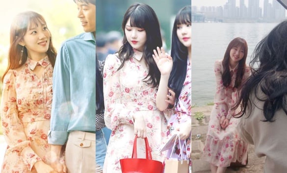 三女星撞衫同件碎花裙 2018韓妞最愛小碎花單品，穿搭技巧一次看