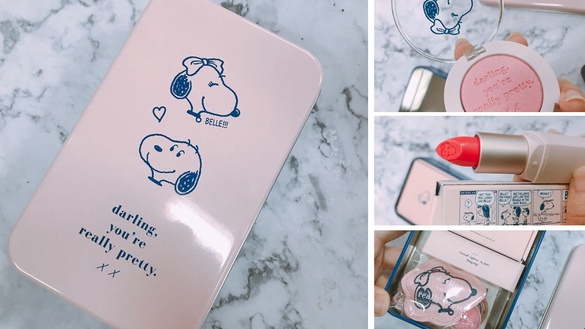 PAZZO限定「Snoopy&amp;Belle」彩妝組！內盒商品超級多，幾號幾點開賣？