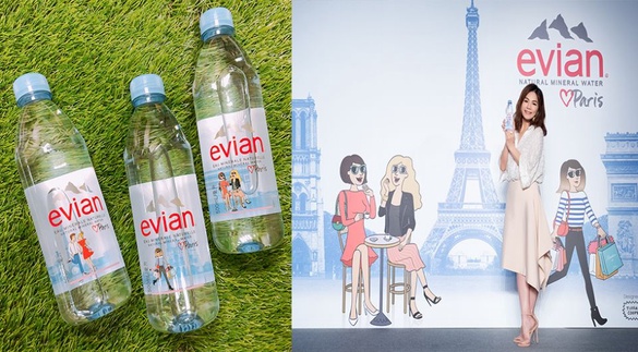 ella陳嘉樺擔任evian法國天然礦泉水品牌年度代言人，透露到法國拍攝宣傳影片竟然遇到這種事！