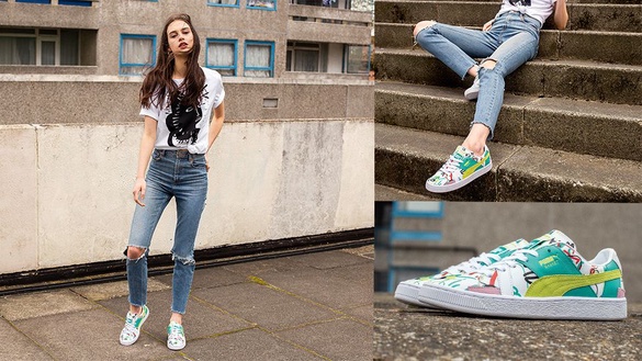 PUMA SELECT 再度攜手英國插畫藝術家推出塗鴉球鞋！打造夏日調皮穿搭