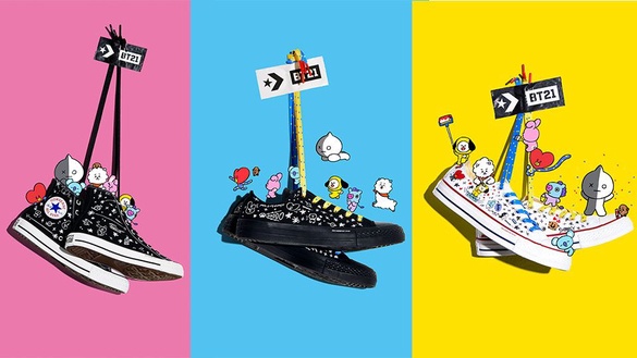 CONVERSE X BT21 八月即將強力登陸！只在這兩個地方限量發售！