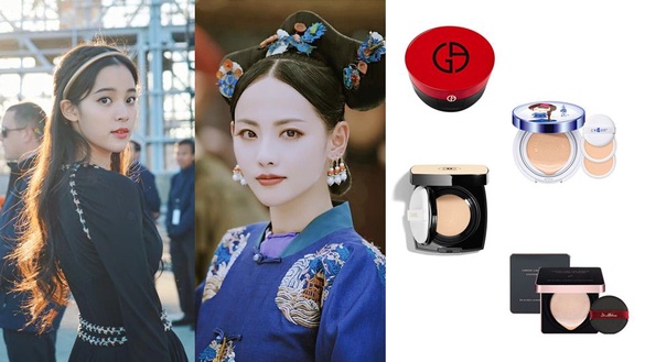 《延禧攻略》最美順嬪底妝公開！歐陽娜娜、曾之喬5女星私下愛用「氣墊推薦」