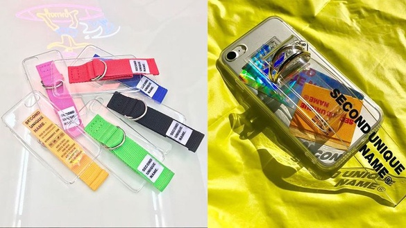 潮人都在用！韓國「PVC透明手機殼」正夯，綁帶造型一拿出來時尚味飄散~