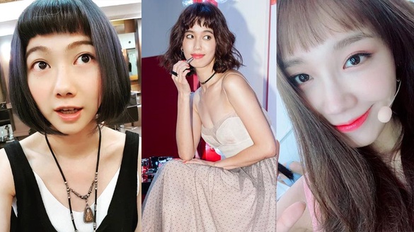 邵庭超減齡眉上瀏海，瞬間變學生妹！女明星的減齡眉上瀏海盤點！
