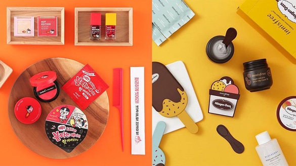 太可愛!韓國聯名美妝大集合~辣雞麵、Häagen-Dazs、Line Friends一起攻陷你的荷包