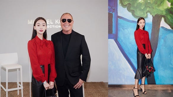 《延禧》吳謹言現身Michael Kors時裝秀，眾星群聚海灘烏托邦