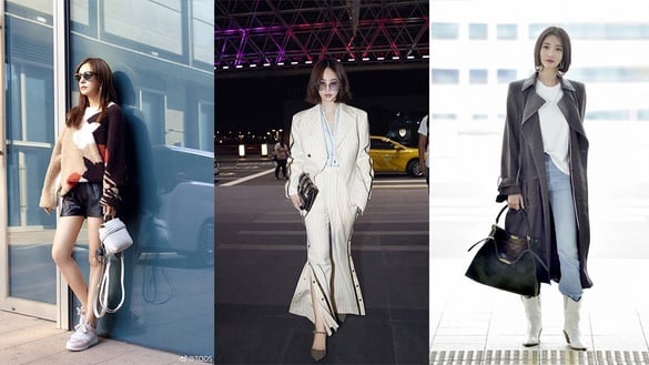 女星前往米蘭機場穿搭大公開 想低調都很難！Jolin飛米蘭看業績？