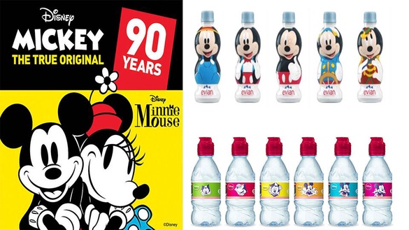 法國天然礦泉水evian®也來為90歲米奇慶生啦，多款限定瓶身絕不能錯過！