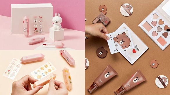 LINE FRIENDS×MISSHA聯名彩妝上市了，熊美首度登場，只在這間藥妝店獨家販售！