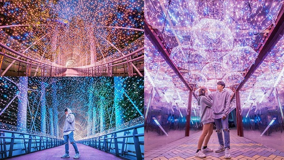 2018 新北耶誕城絕美燈區必拍攻略，四大宇宙星系，每一站都超好拍！
