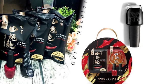 你看過拌麵和指甲油聯名嗎？金博家 X OPI 限量聖誕禮盒驚喜上市！