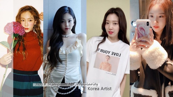2018韓國女星IG人氣王出爐！BLACKPINK全員入榜、第一名是她！